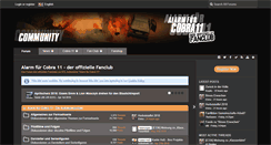 Desktop Screenshot of cobra11-fanclub.de